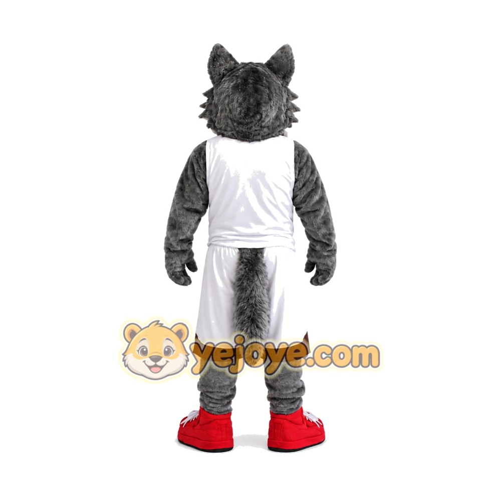 Power Sport Wolf Mascot Costume