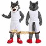 Power Sport Wolf Mascot Costume