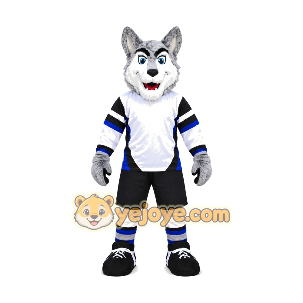 Adult Sport Wolf Mascot Costume Adult Sport Wolf Mascot Costume