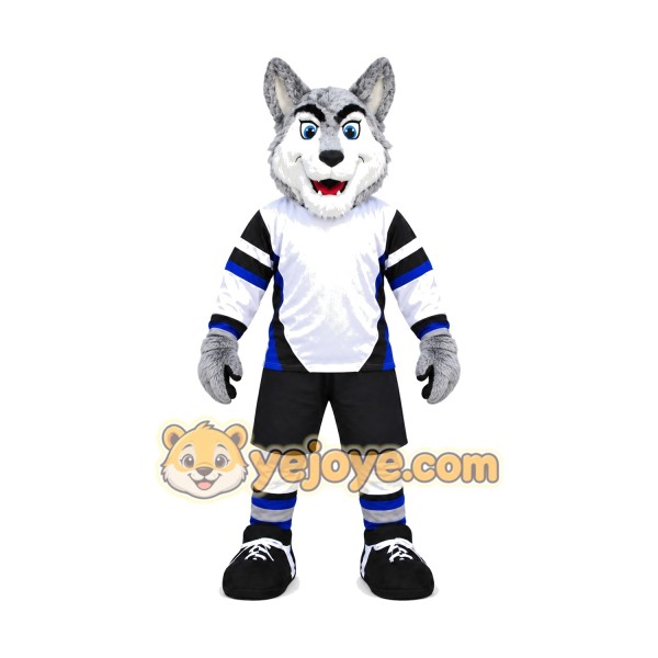 Adult Sport Wolf Mascot Costume Adult Sport Wolf Mascot Costume