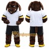 Power Sport Dog Mascot Costume Power Sport Dog Mascot Costume