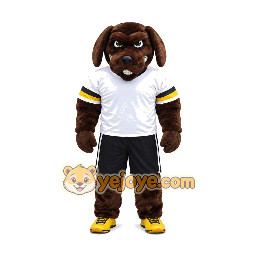 Power Sport Dog Mascot Costume Power Sport Dog Mascot Costume