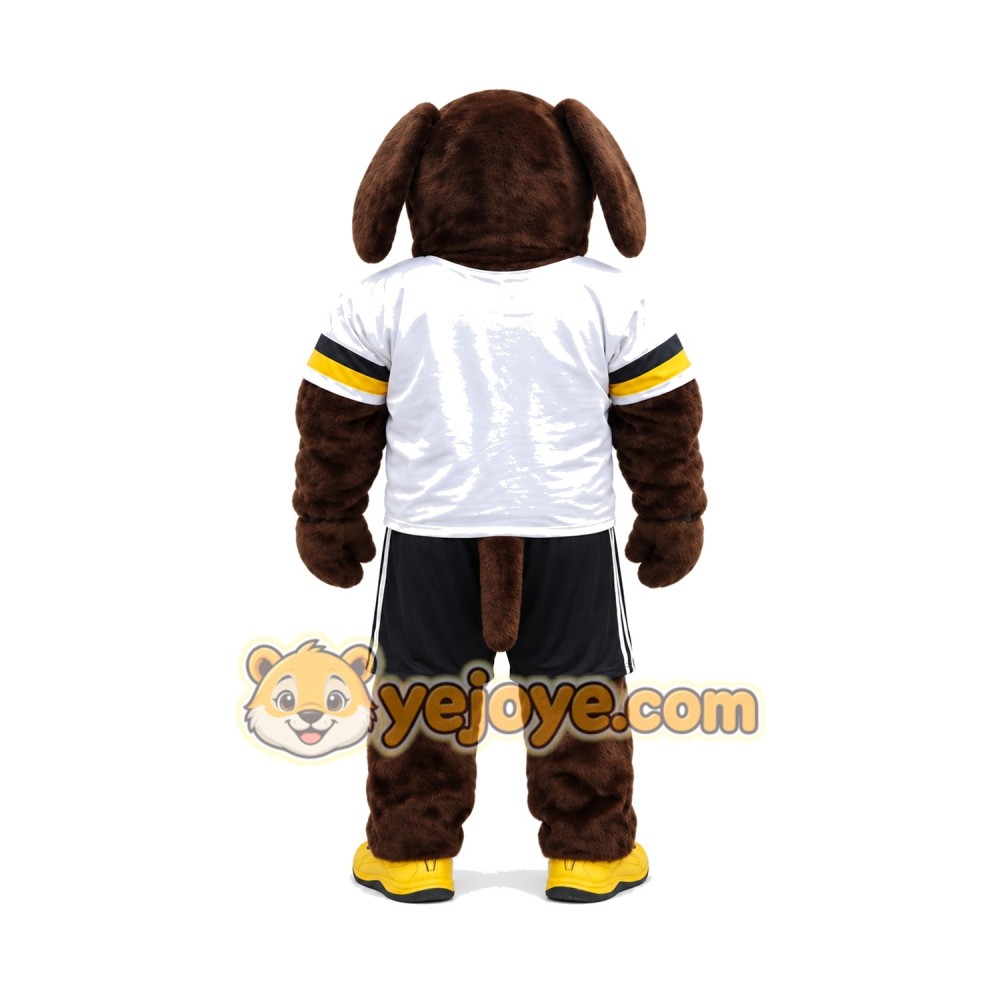 Power Sport Dog Mascot Costume Power Sport Dog Mascot Costume