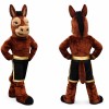 Power Muscular Donkey Mascot Costume