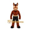 Power Muscular Donkey Mascot Costume Power Muscular Donkey Mascot Costume