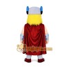 Viking Mascot Costume With Lightning Weapon