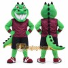 Power Crocodile Mascot Costume Power Crocodile Mascot Costume