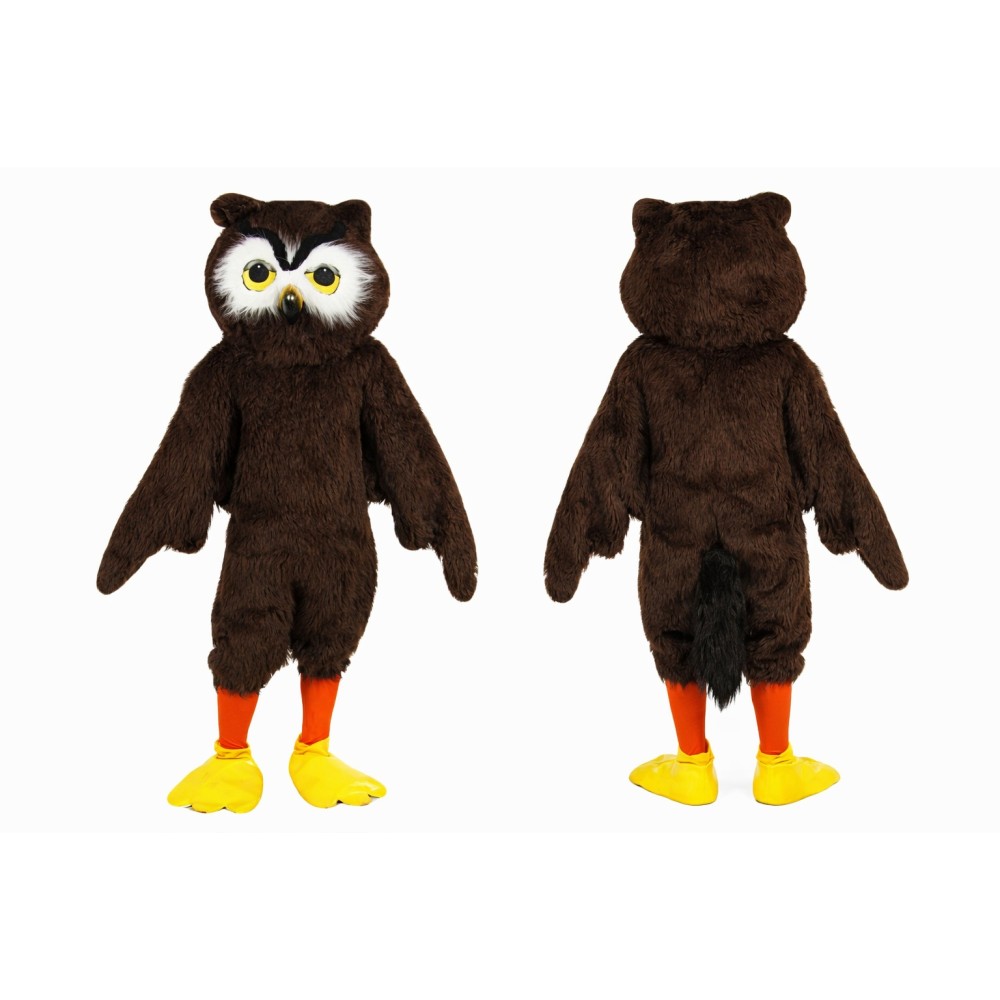 Realistic Owl Mascot Costume