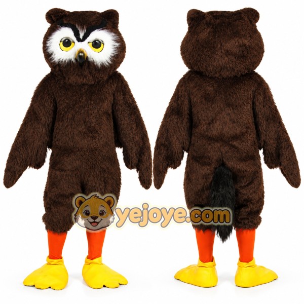 Realistic Owl Mascot Costume