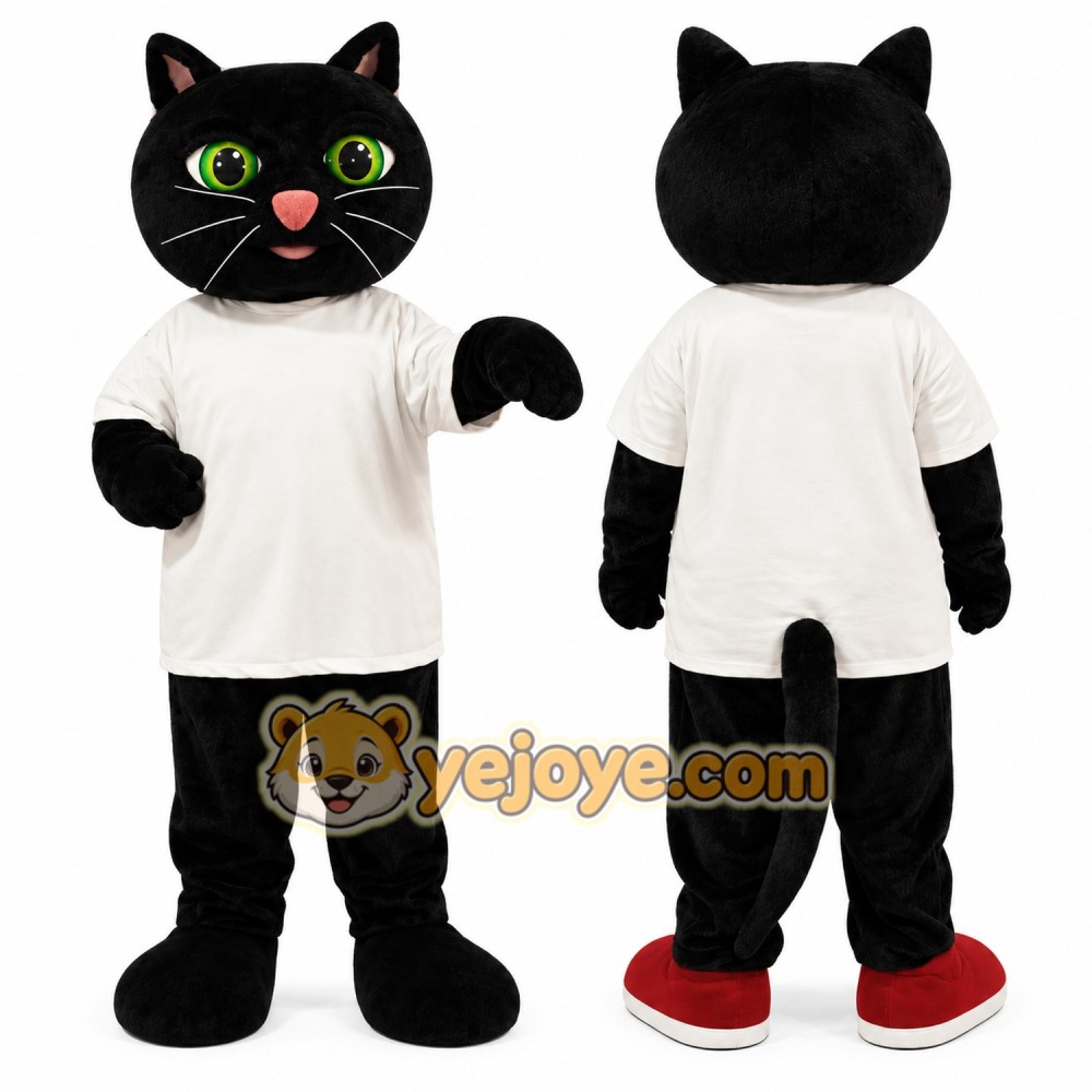 Cute Black Cat Mascot Costume Cute Black Cat Mascot Costume