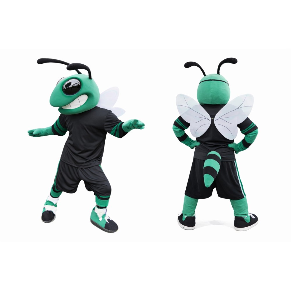 Sport Green Hornet Mascot Costume