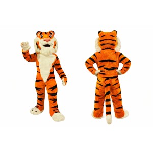Happy Lightweight Tiger Mascot Costume