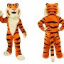 Happy Lightweight Tiger Mascot Costume