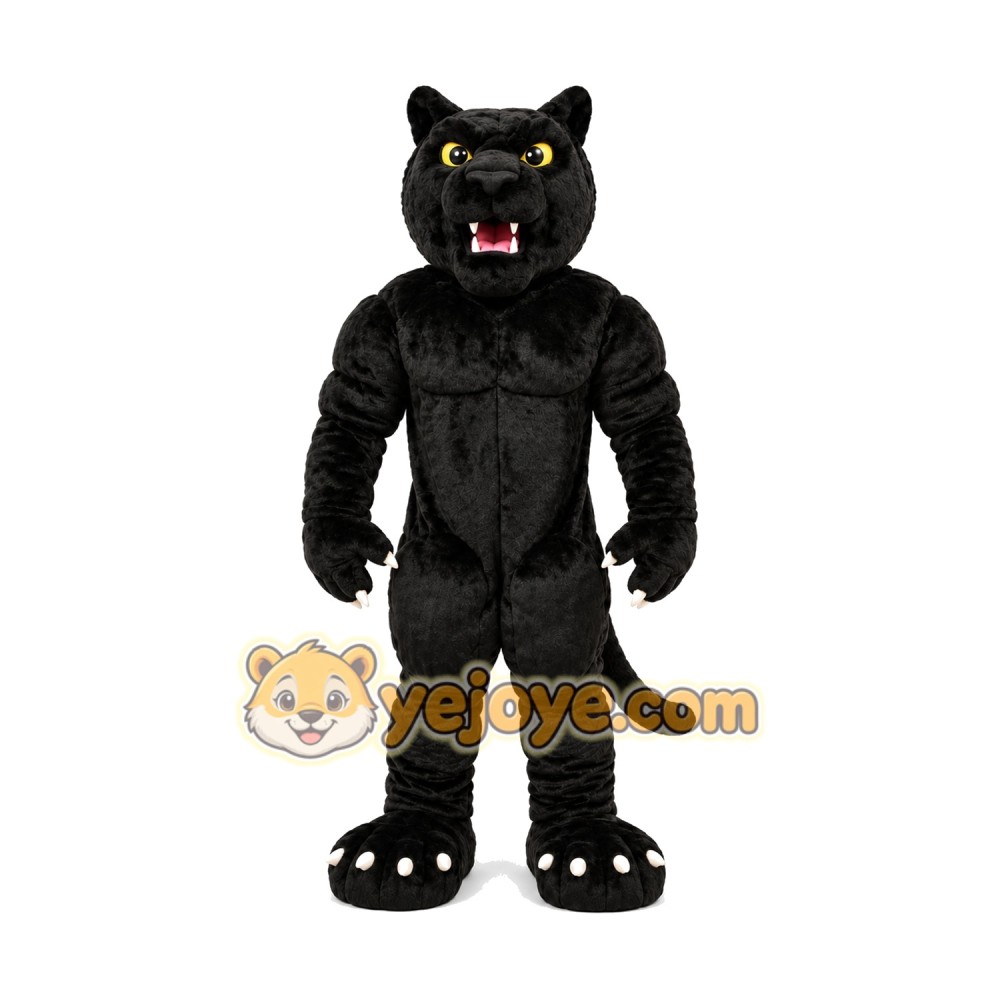 Power Black Panther Mascot Costume