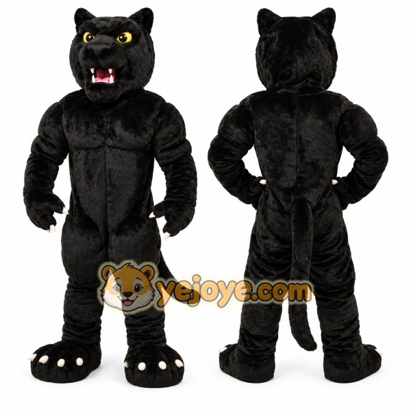 Power Black Panther Mascot Costume