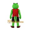 Happy Green Crocodile Mascot Costume