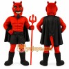 Happy Red Devil Mascot Costume Happy Red Devil Mascot Costume