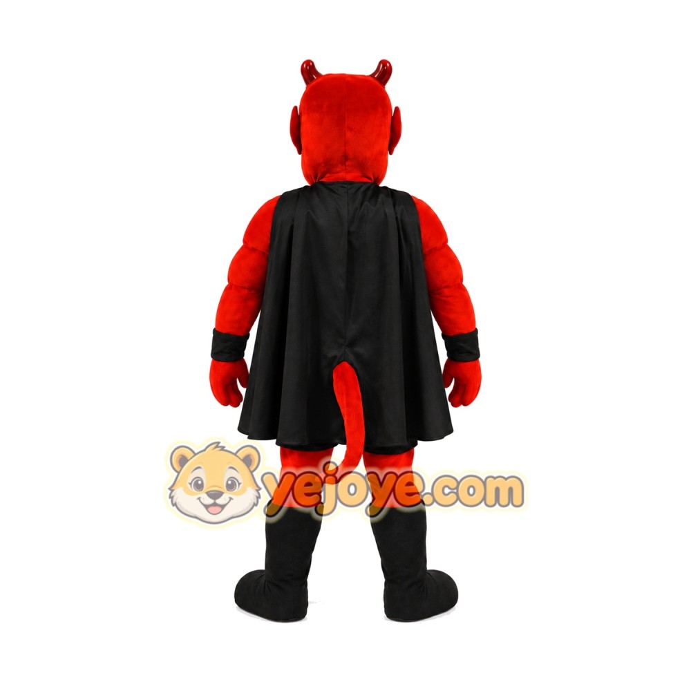 Happy Red Devil Mascot Costume Happy Red Devil Mascot Costume