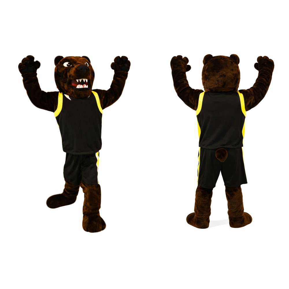 Fierce Brown Bear Mascot Costume For Adult