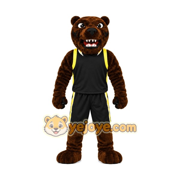 Fierce Brown Bear Mascot Costume For Adult