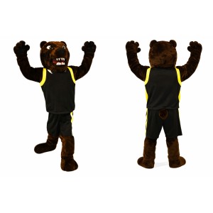 Fierce Brown Bear Mascot Costume For Adult