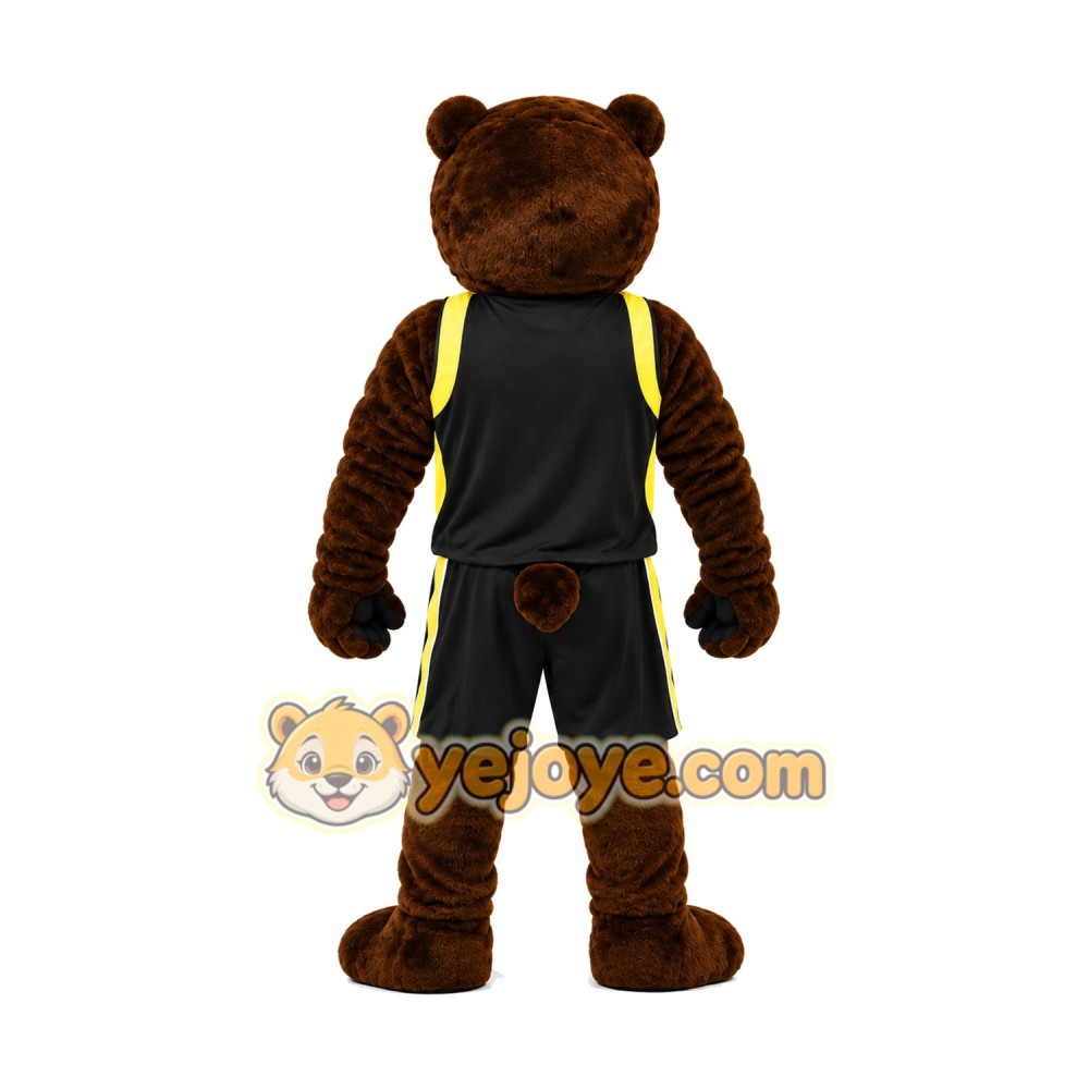 Fierce Brown Bear Mascot Costume For Adult