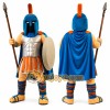 Realistic Spartan Warrior Mascot Costume Realistic Spartan Warrior Mascot Costume
