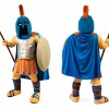 Realistic Spartan Warrior Mascot Costume