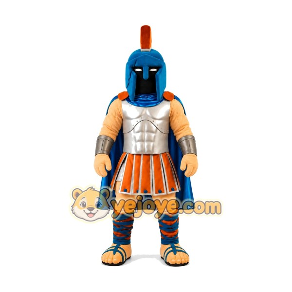 Realistic Spartan Warrior Mascot Costume