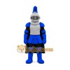 Grey Blue Knight Mascot Costume Grey Blue Knight Mascot Costume