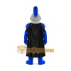 Grey Blue Knight Mascot Costume Grey Blue Knight Mascot Costume