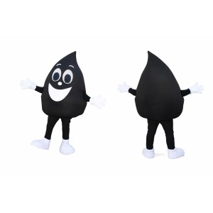 Realistic Black Oil Mascot Costume