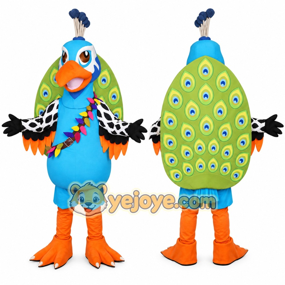 Peacock Mascot Costume