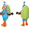 Peacock Mascot Costume