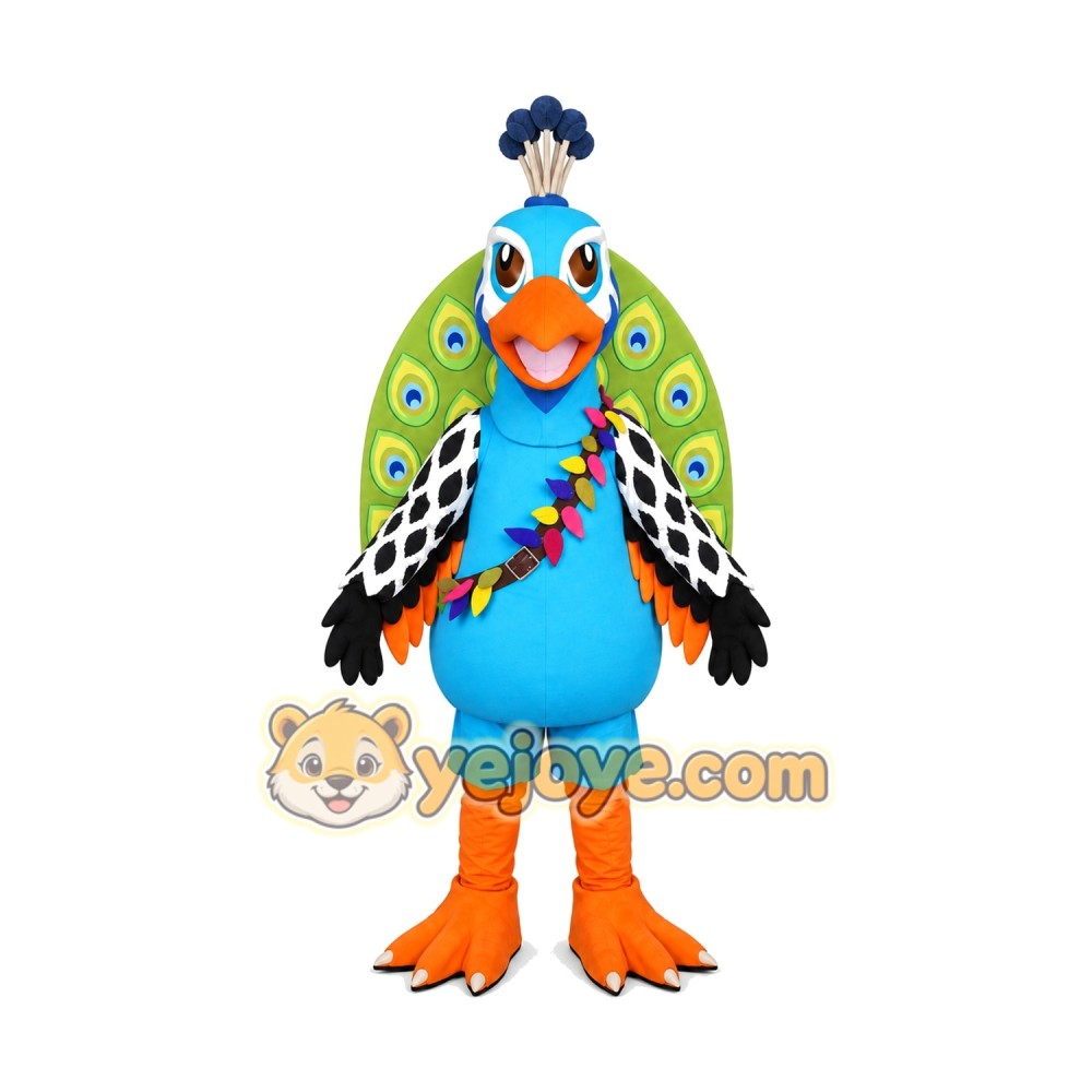 Peacock Mascot Costume