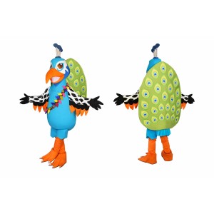 Peacock Mascot Costume