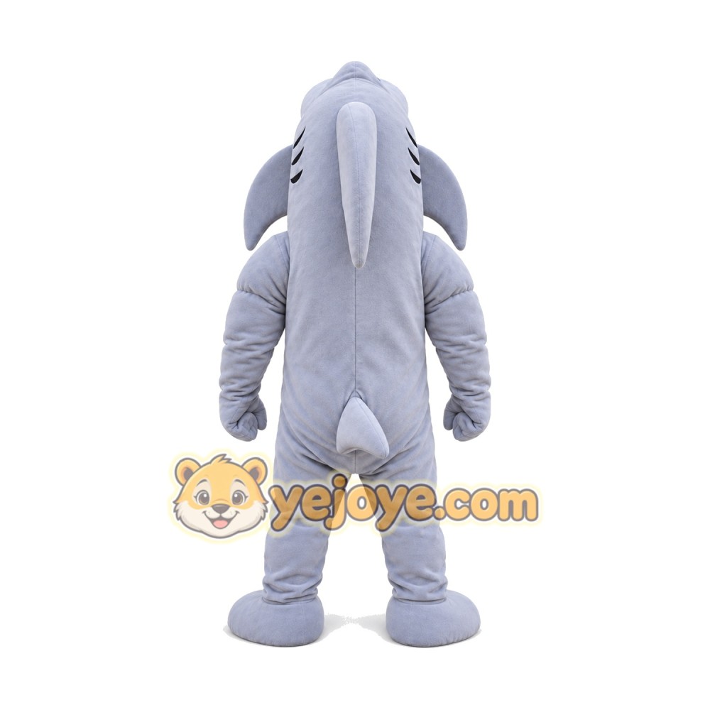 Power Shark Mascot Costume Power Shark Mascot Costume