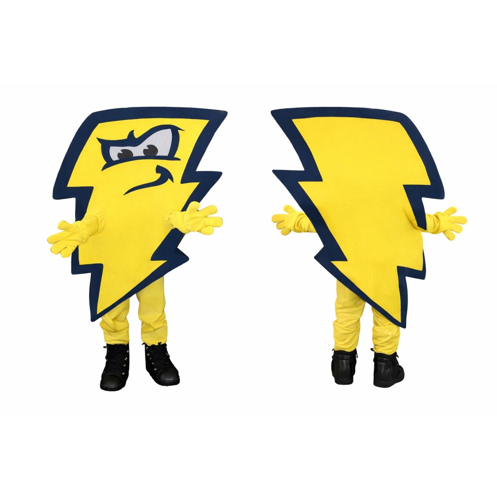 Lightning Mascot Costume