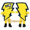 Lightning Mascot Costume Lightning Mascot Costume