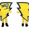 Lightning Mascot Costume
