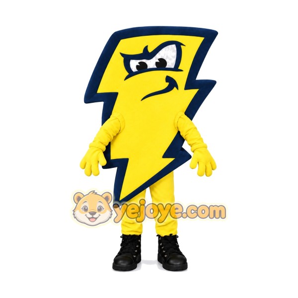 Lightning Mascot Costume
