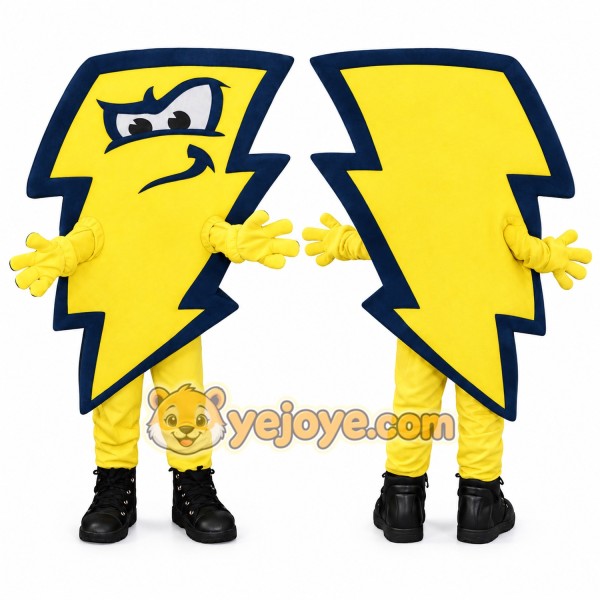 Lightning Mascot Costume