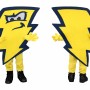Lightning Mascot Costume