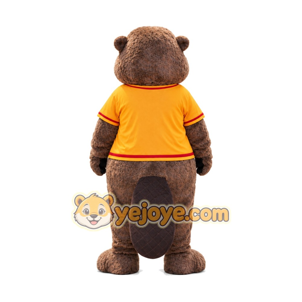 Realistic Sport Beaver Mascot Costume For Adult Realistic Sport Beaver Mascot Costume For Adult