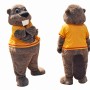 Realistic Sport Beaver Mascot Costume For Adult