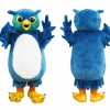 Blue Owl Mascot Costume For Adult