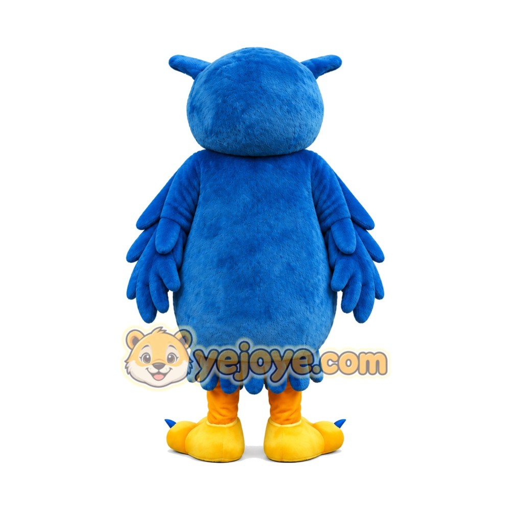 Blue Owl Mascot Costume For Adult Blue Owl Mascot Costume For Adult