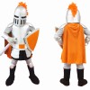 Silver Knight Mascot Costume