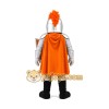 Silver Knight Mascot Costume