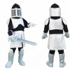 Silver & Black Knight Mascot Costume